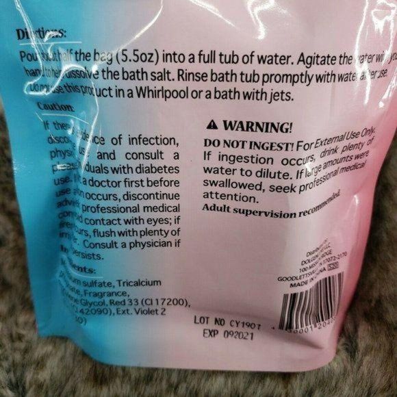 Unicorn Bath Salt Bubble Gum Scent --11.28oz Bubble Bath - Picture 7 of 7